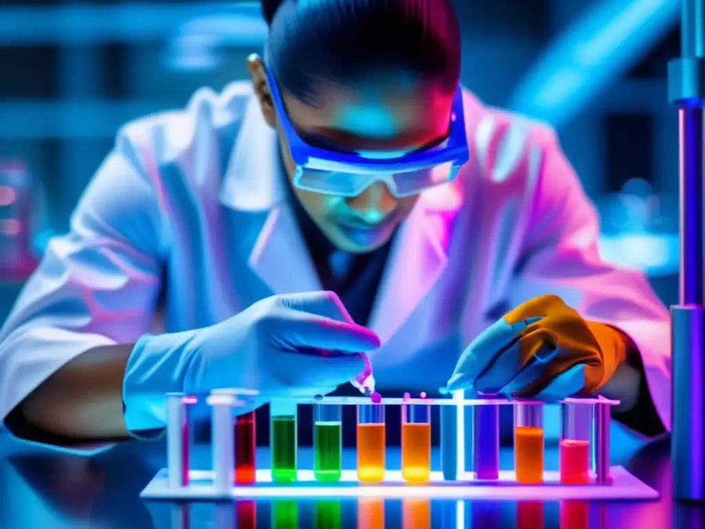 Experimento de alimentos del futuro: color y precisión en laboratorio