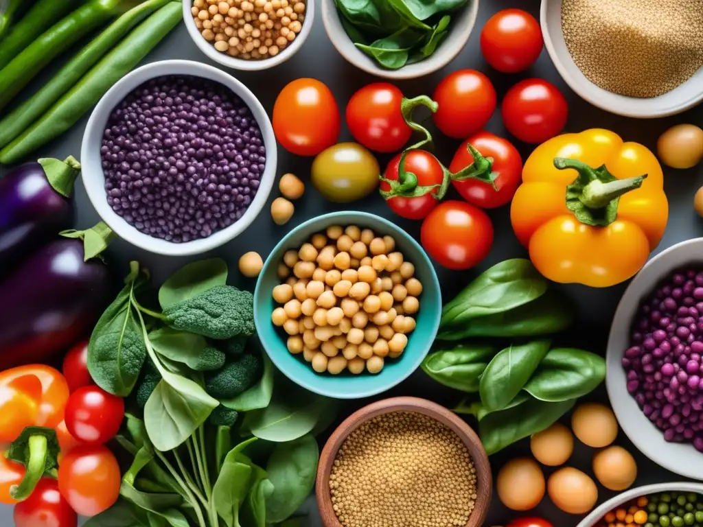Arcoíris de Vegetales Frescos y Nutritivos