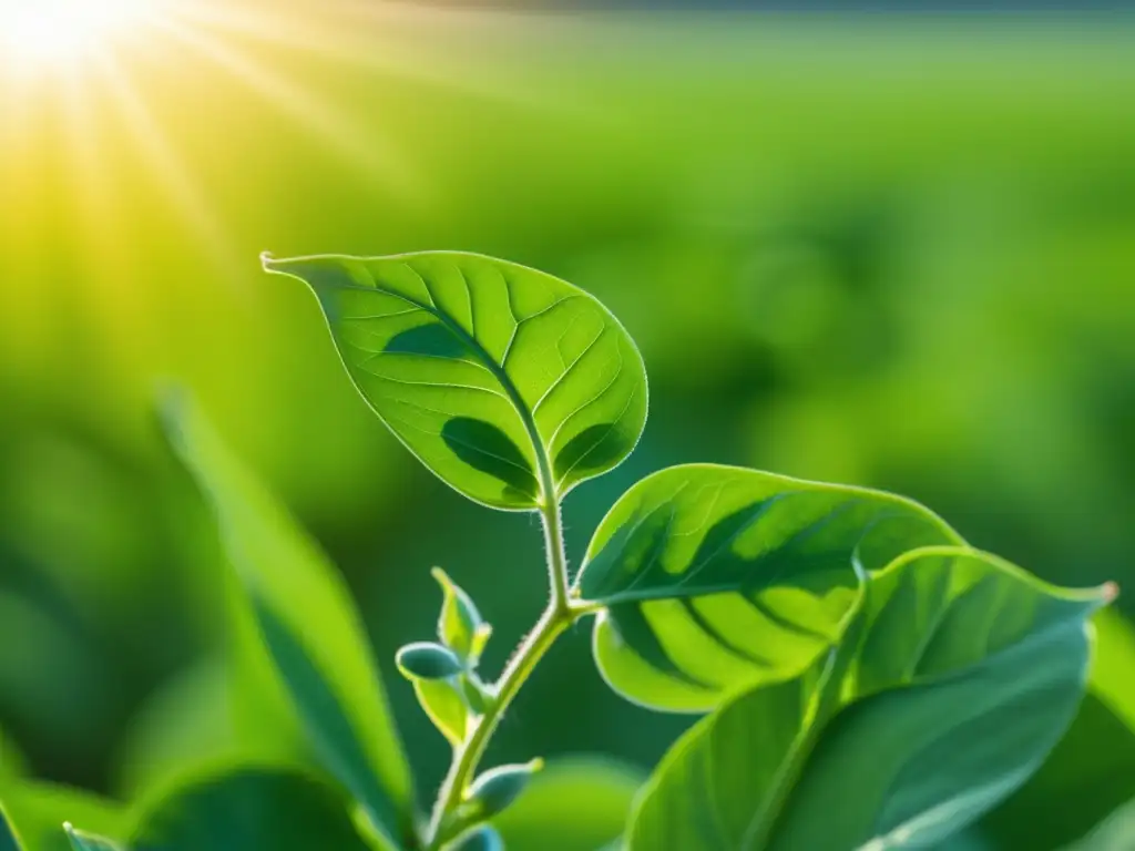 Soybean plant: belleza natural y sostenibilidad