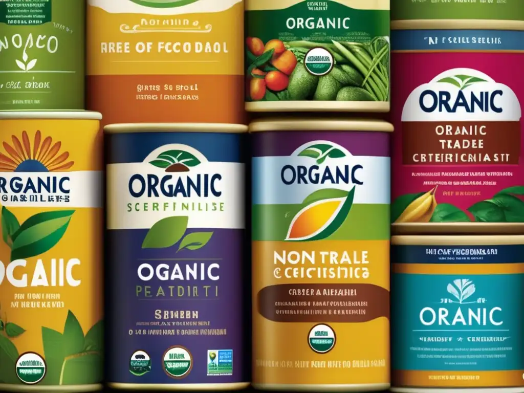 Detalles ecofriendly en etiquetas de alimentos