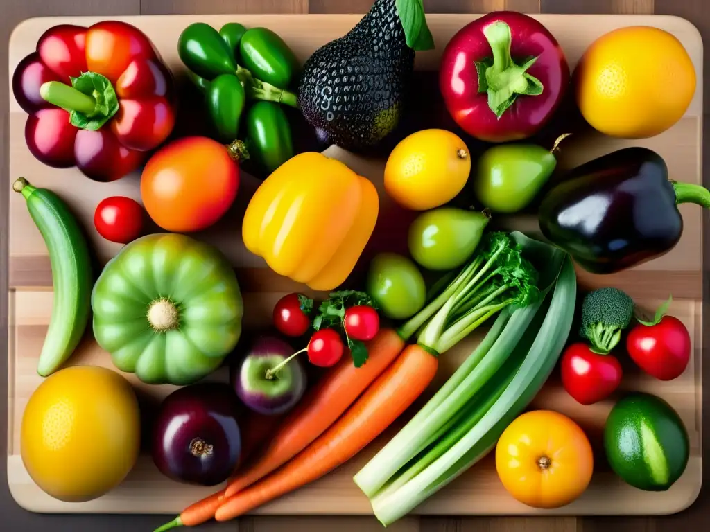 Deliciosos Frutos y Verduras Frescas: Vitalidad en cada Detalle