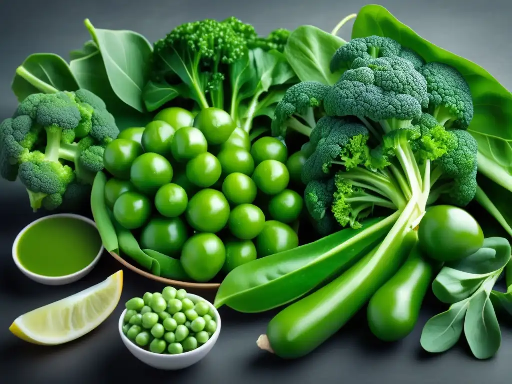 Un festín de fuentes proteínicas verdes para vegetarianos y veganos. <b>Vibrante, fresco y tentador.