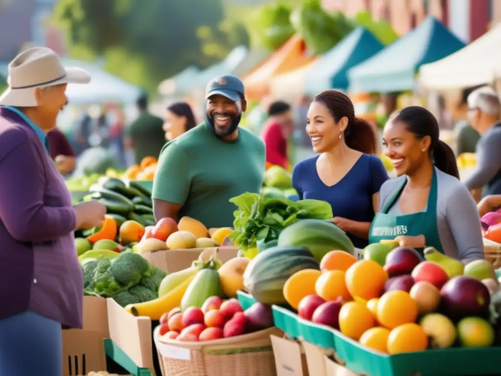 Mercado agrícola: diversidad, comunidad y frescura