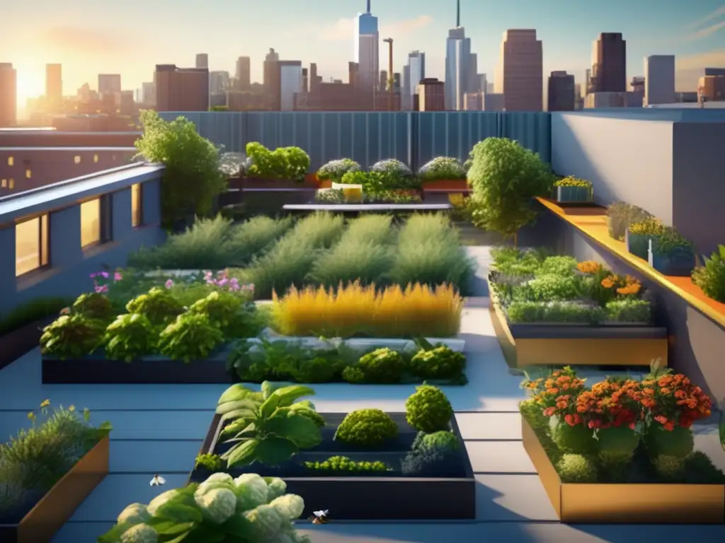 Jardín urbano en la azotea: naturaleza en la ciudad