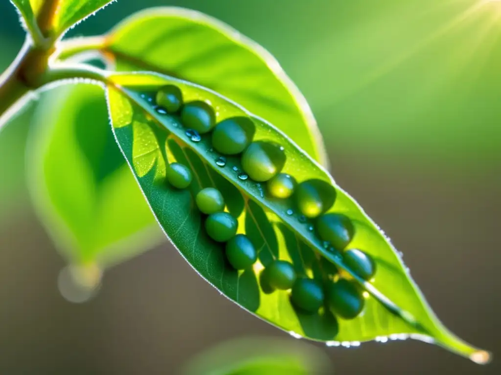 Soybean: Detalles Verdes Resplandecientes