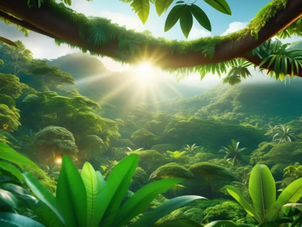 Selva exuberante: la conexión entre la dieta sostenible y la naturaleza
