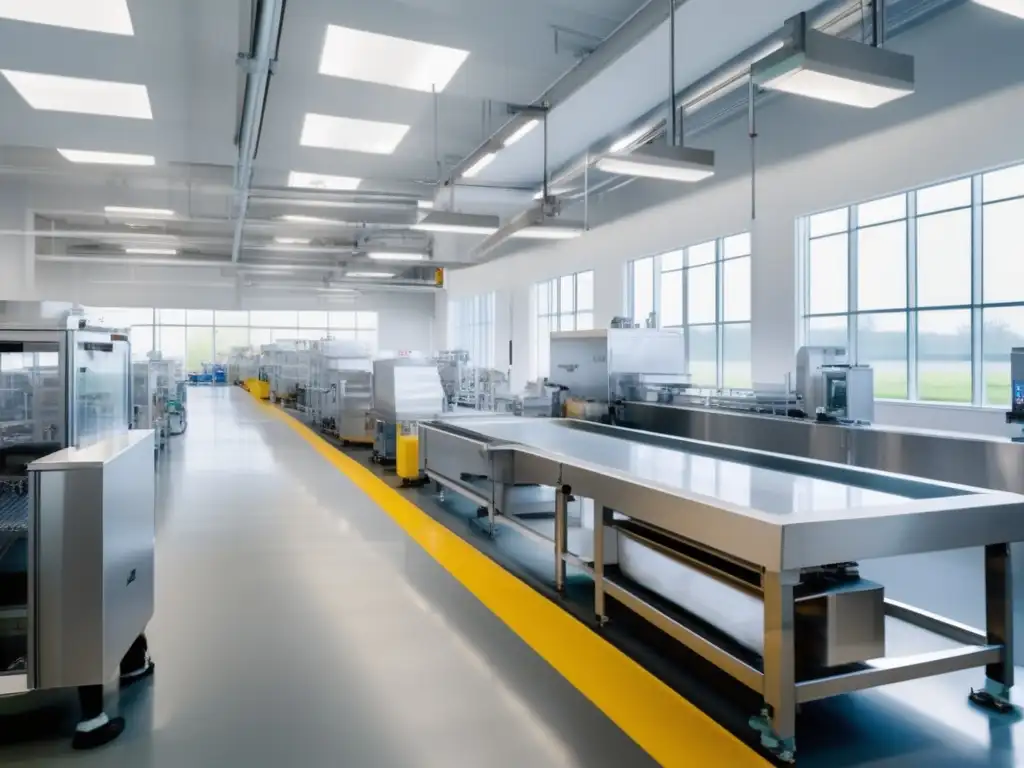 Instalación moderna de envasado de alimentos: eficiencia y sostenibilidad