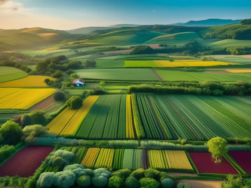 Maravillosa biodiversidad agrícola en 8k