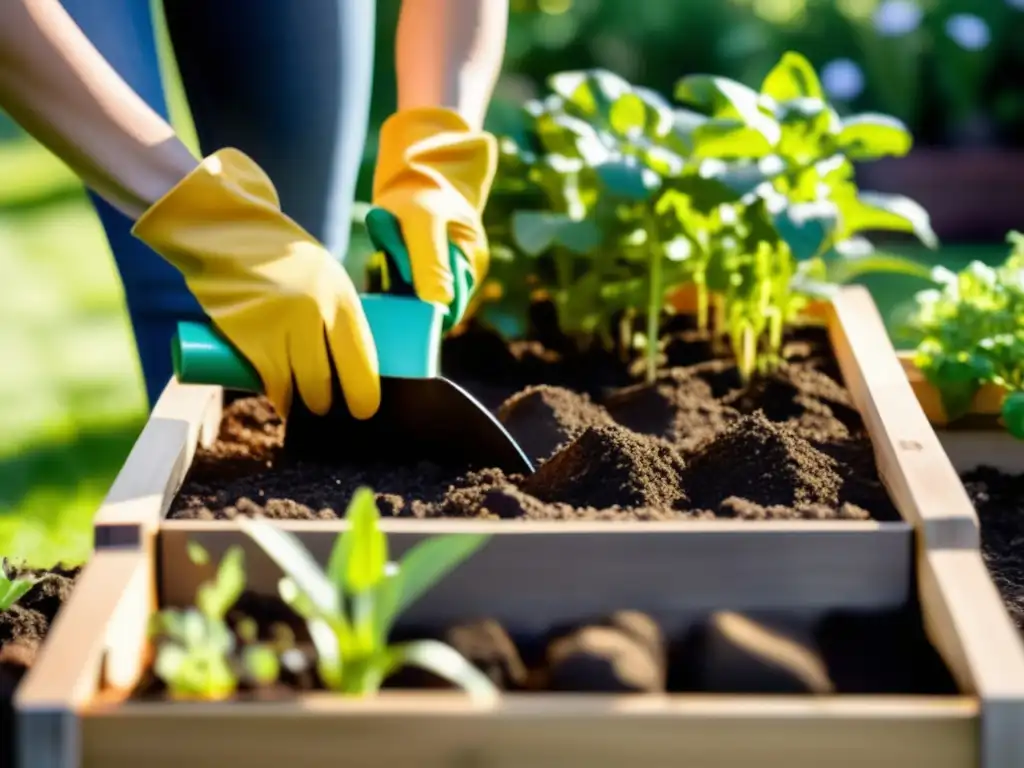 Preparación de huerto en miniatura: creando un oasis verde