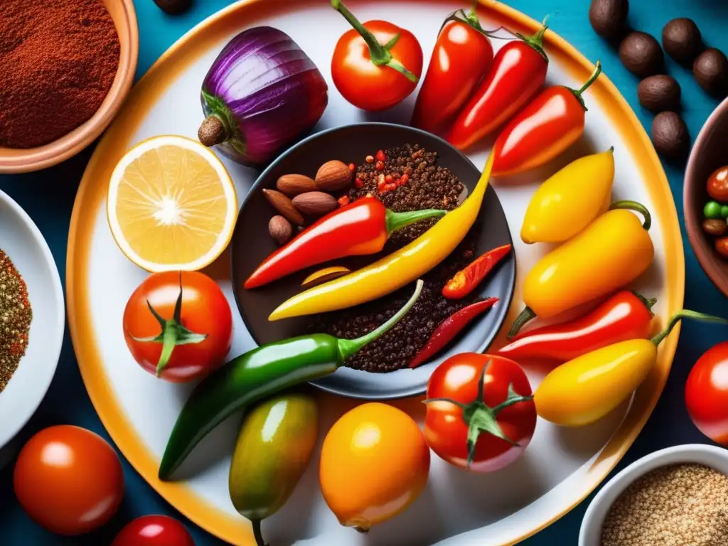 Plato tentador con alimentos prohibidos para GERD