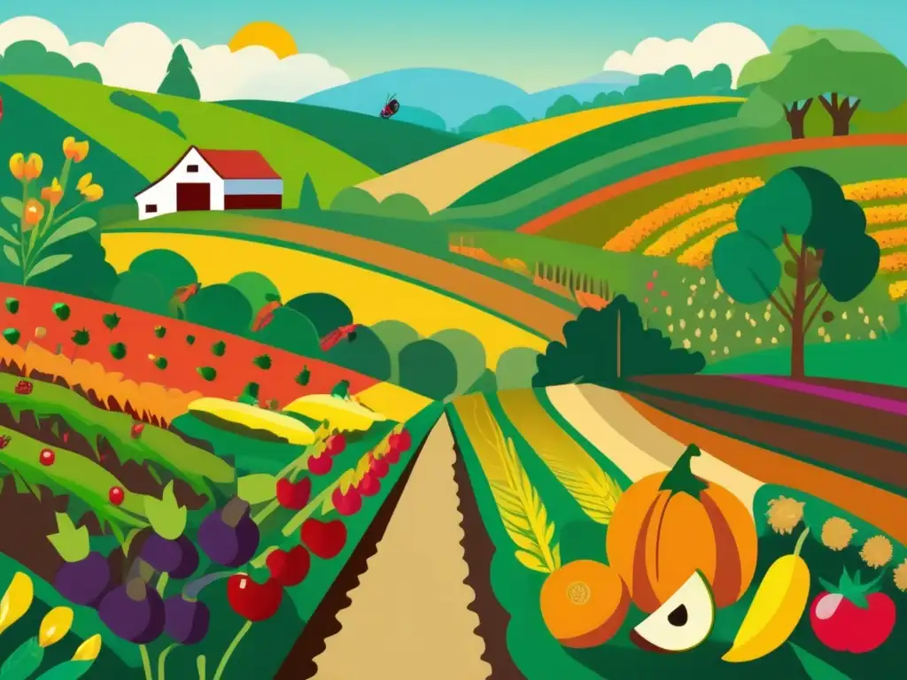 Granja orgánica diversa: abundancia y biodiversidad