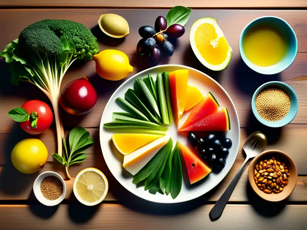Deliciosa dieta mediterránea: abundancia de color y vitalidad