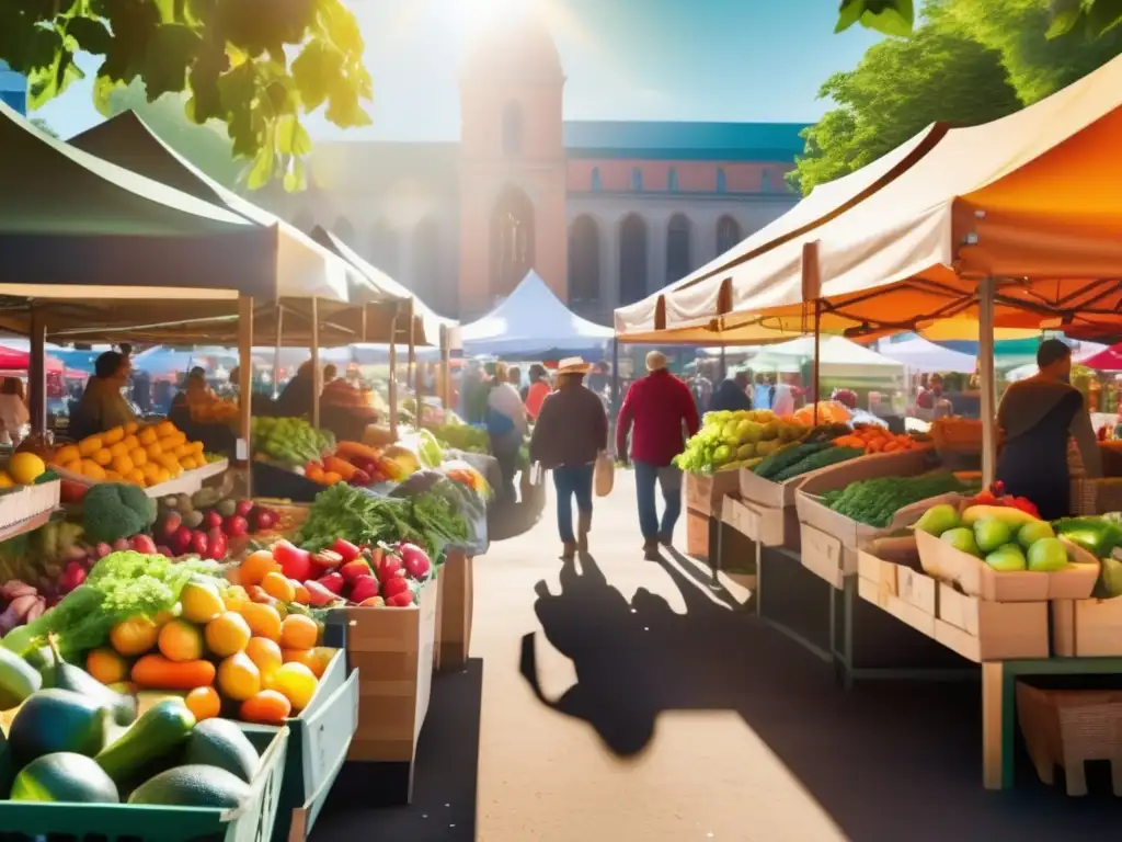 Mercado orgánico: colores, energía y diversidad
