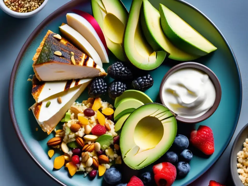 Deliciosa variedad de snacks post-entrenamiento