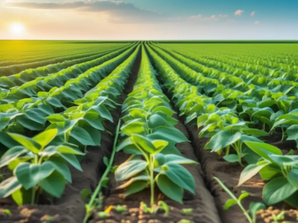 Contraste de monocultivo y agroecología: impacto visual