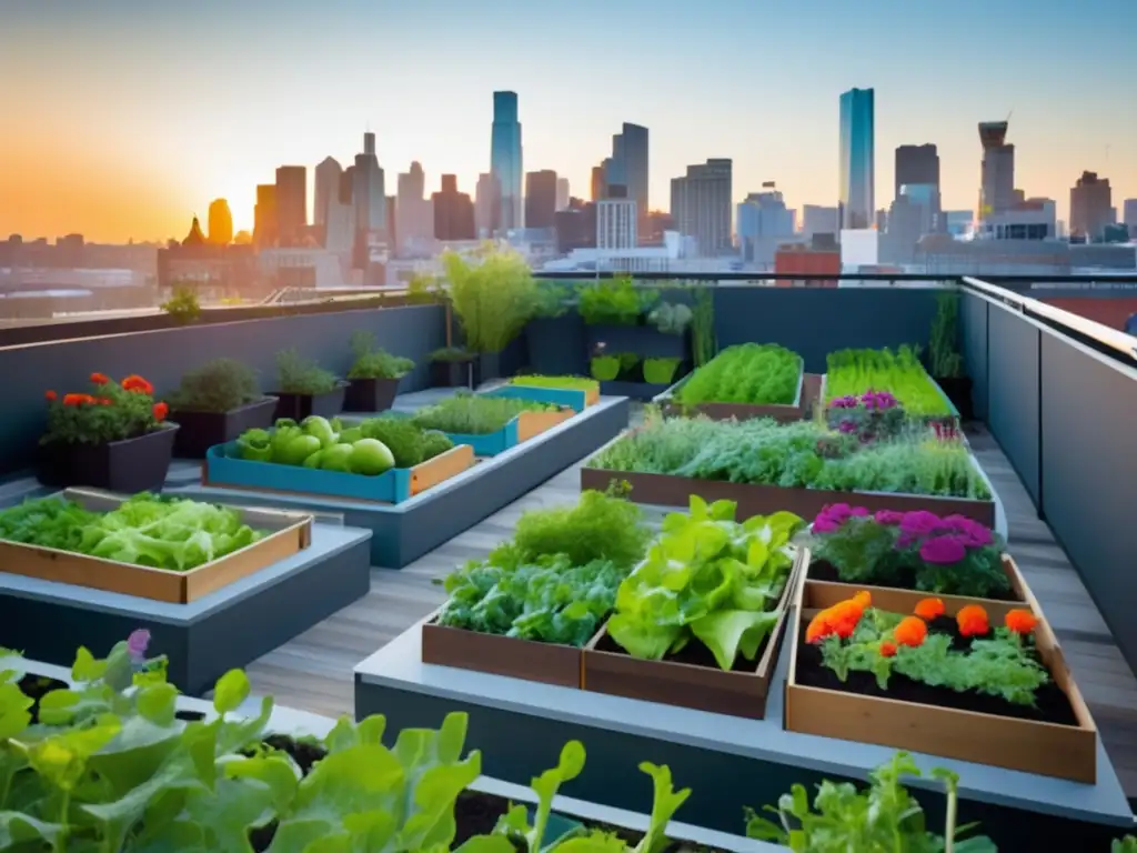 Oasis urbano: jardín en la azotea