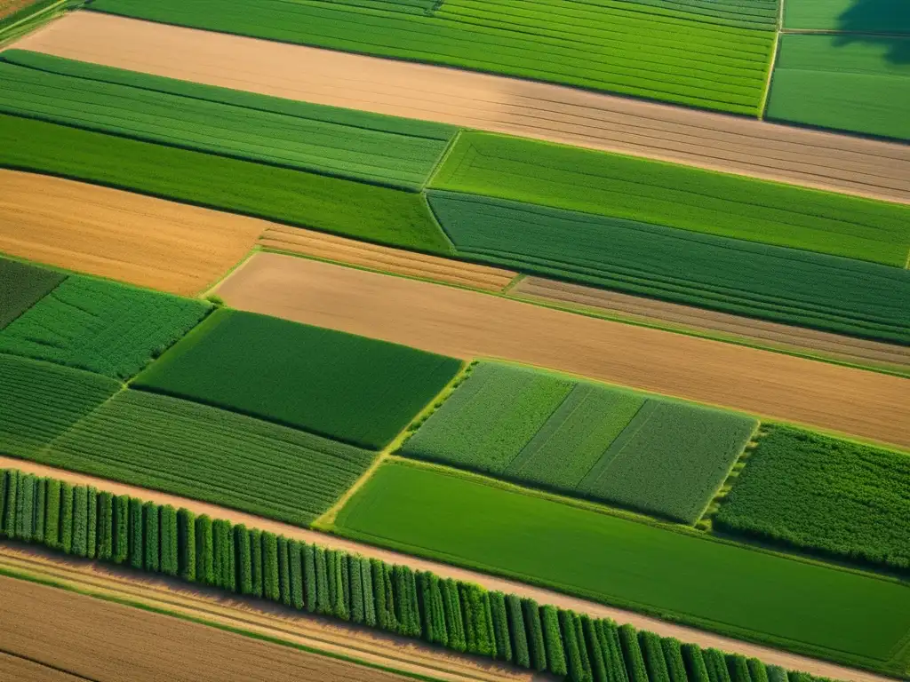 Patchwork de Cultivos: Rotación Armoniosa en Agricultura Sostenible